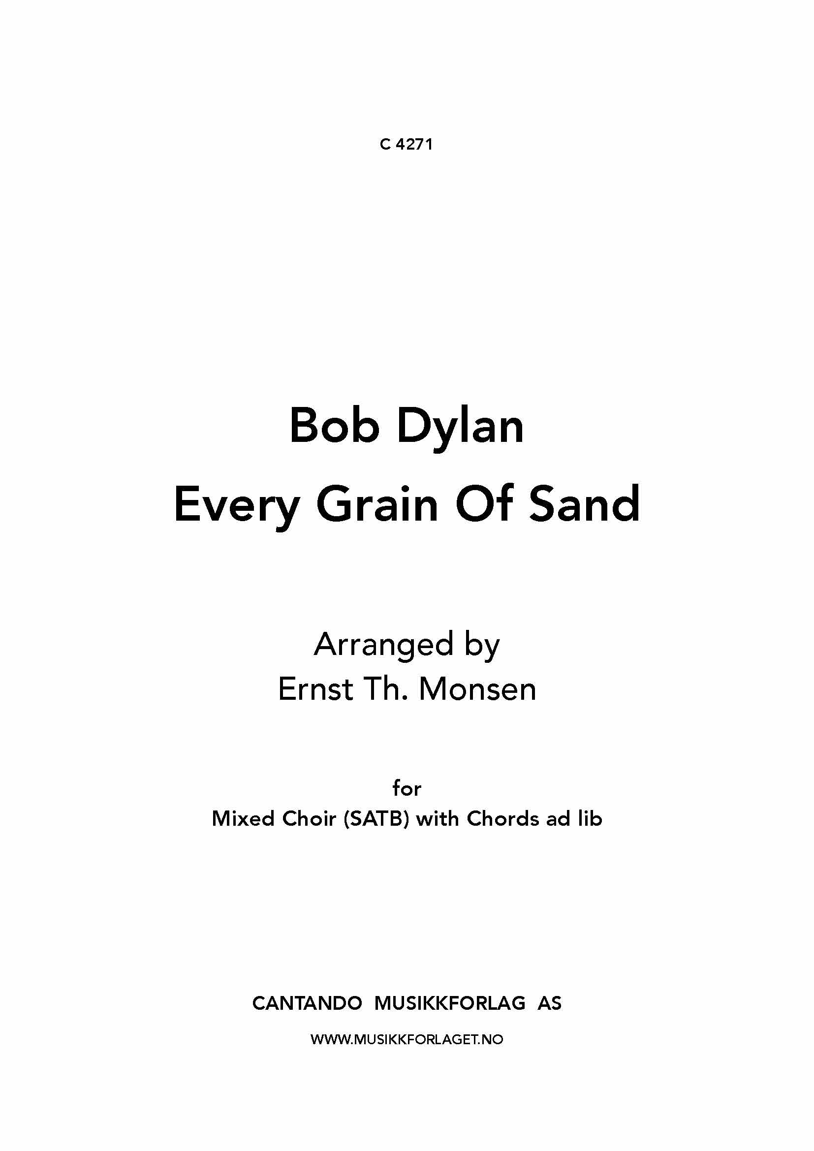 Every Grain Of Sand